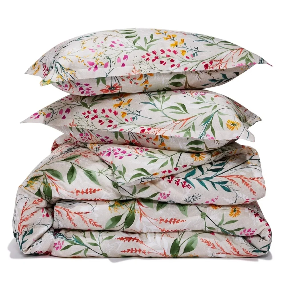 NIB $455 Sky [ 5 Piece Set ] Sky Autumn Posies Duvet Cover Set + Shams‎
